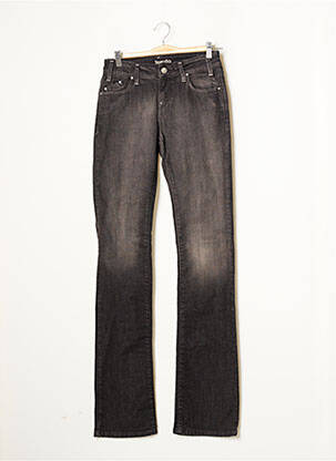 Jeans coupe droite stretch taille normale gris TEENFLO femme