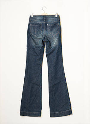 Jean coupe flare coupe droite évasée sur le bas taille normale bleu TEENFLO femme