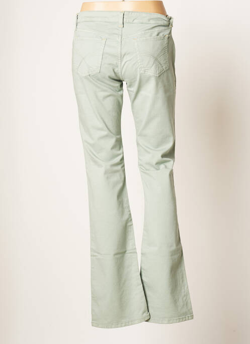 Pantalon droit vert TEENFLO pour femme