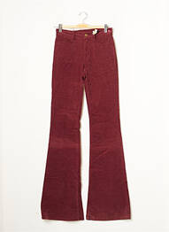Pantalon flare stretch taille normale rouge MIH JEANS femme
