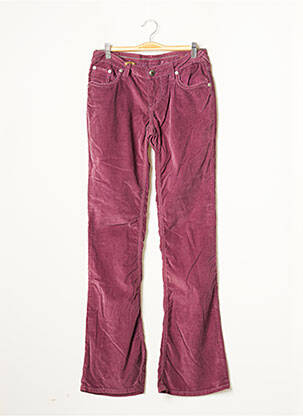 Pantalon flare taille normale taille normale violet STITCH'S femme