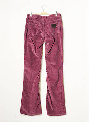 Pantalon flare taille normale taille normale violet STITCH'S femme