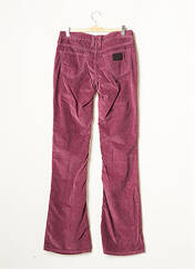 Pantalon flare violet STITCH'S pour femme seconde vue