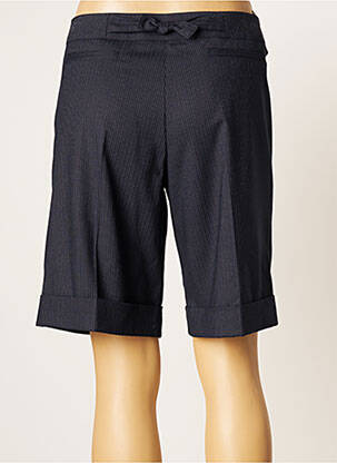 Bermuda coupe droite taille normale bleu TEENFLO femme