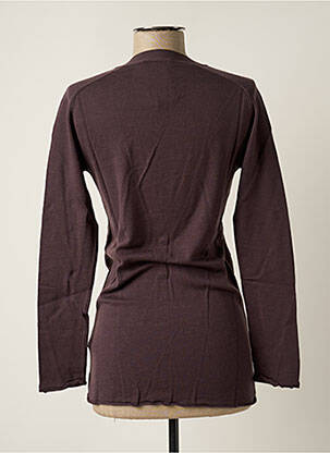 Gilet manches longues stretch violet STEFAN GREEN femme