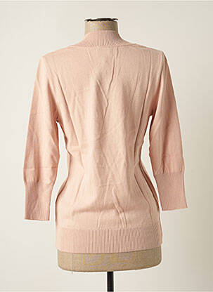 Pull col v manches 3/4 rose STEFAN GREEN femme
