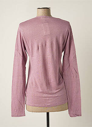 Gilet manches longues stretch violet STEFAN GREEN femme