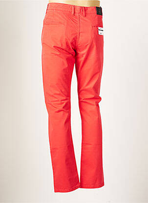 Pantalon chino poches taille normale rouge VIRTUE homme