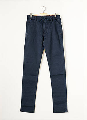 Pantalon chino poches taille normale bleu VIRTUE homme