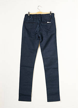 Pantalon chino poches taille normale bleu VIRTUE homme