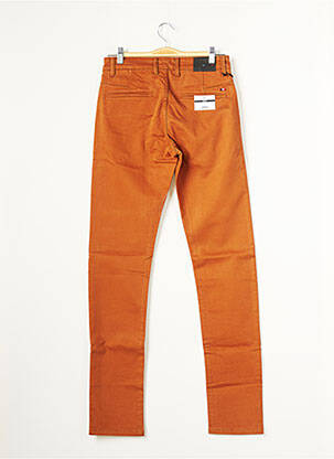 Pantalon chino poches taille normale marron VIRTUE homme