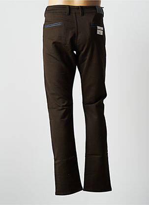 Pantalon chino stretch taille normale vert VIRTUE homme