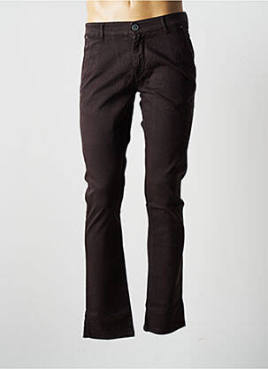 Pantalon chino stretch taille normale marron VIRTUE homme