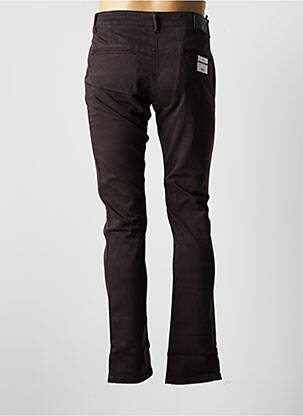 Pantalon chino stretch taille normale marron VIRTUE homme