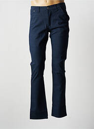 Pantalon droit stretch taille normale bleu VIRTUE homme
