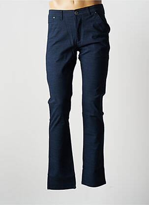 Pantalon droit stretch taille normale bleu VIRTUE homme