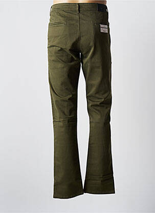 Pantalon chino stretch taille normale vert VIRTUE homme