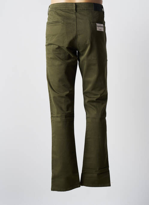 Pantalon chino stretch taille normale vert VIRTUE homme