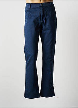 Pantalon chino stretch taille normale bleu VIRTUE homme