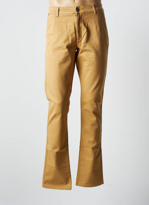 Pantalon chino jaune VIRTUE pour homme