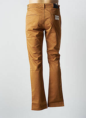Pantalon chino stretch taille normale marron VIRTUE homme