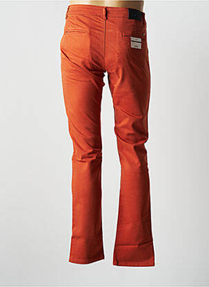 Pantalon chino stretch taille normale orange VIRTUE homme