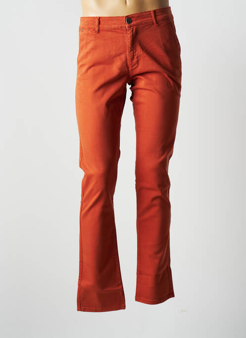 Pantalon chino orange VIRTUE pour homme