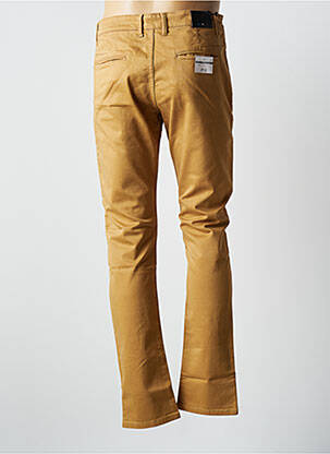 Pantalon chino stretch taille normale marron VIRTUE homme