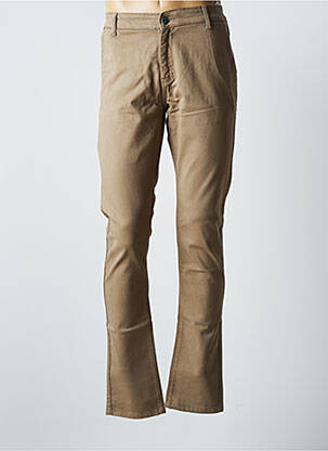 Pantalon chino stretch taille normale vert VIRTUE homme
