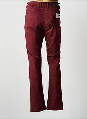 Pantalon chino stretch taille normale rouge VIRTUE homme
