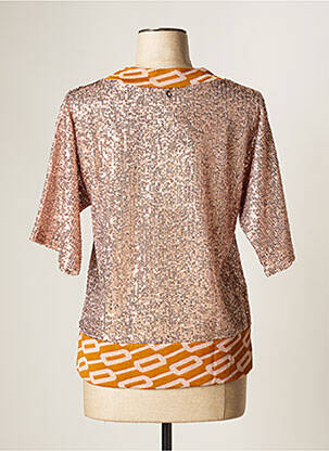 Top manches courtes manches courtes rose DIXIE femme