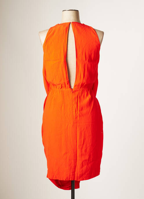 Robe mi-longue orange GEORGIA MORGAN pour femme
