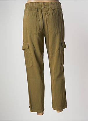 Pantalon cargo poches taille normale vert KAFFE femme