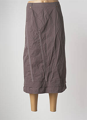 Jupe mi-longue taille normale gris VOODOO femme