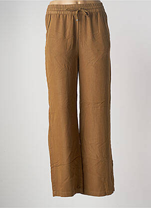 Pantalon chino marron NUMPH pour femme