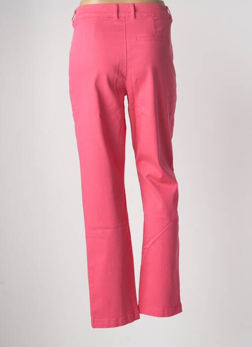Pantalon droit rose GARCIA pour femme