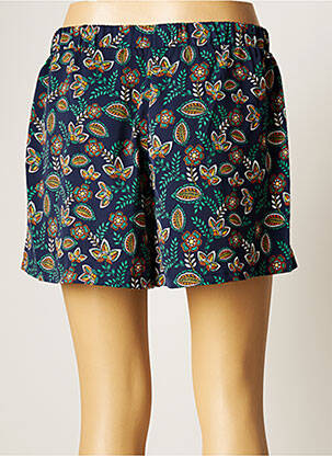Short taille élastique taille haute bleu MOLLY BRACKEN femme