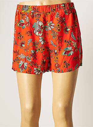 Short taille élastique taille haute orange MOLLY BRACKEN femme