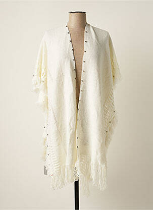 Gilet sans manche coupe droite beige VL COLLECTION femme