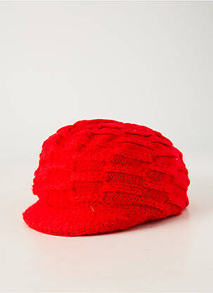Bonnet stretch rouge VL COLLECTION femme