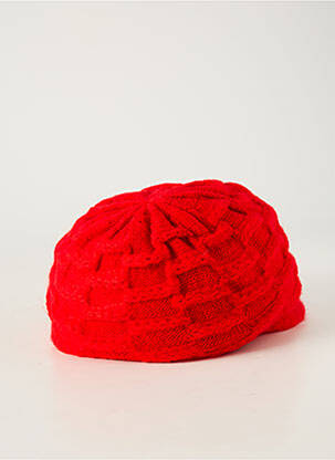 Bonnet stretch rouge VL COLLECTION femme