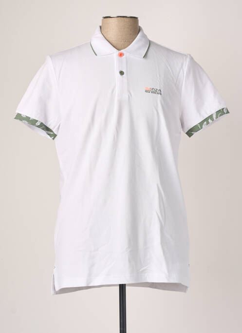 Polo blanc NEW ZEALAND AUCKLAND pour homme