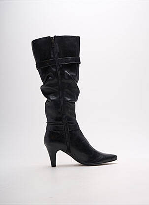 Bottes bout pointu talon de 4 à 6cm noir MADISON femme