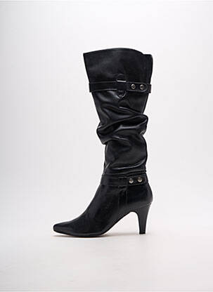 Bottes bout pointu talon de 4 à 6cm noir MADISON femme