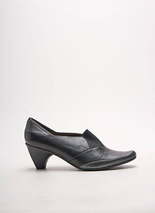 Mocassins type de semelle amortissante talon de 4 à 6cm noir SWEET femme
