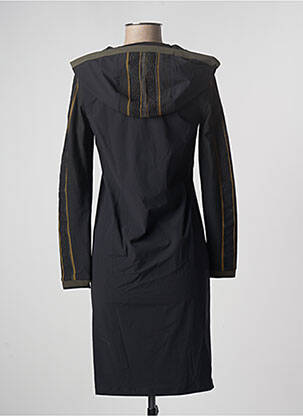 Robe courte manches longues manches longues noir HBT femme
