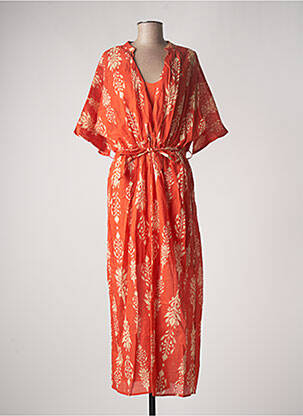 Robe longue orange GRACE & MILA pour femme
