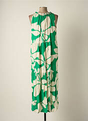 Robe longue vert GLOSSY pour femme seconde vue