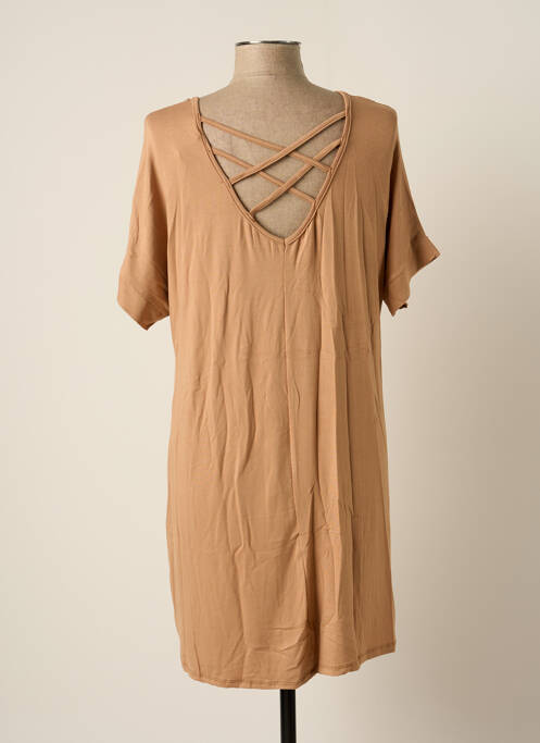 Robe courte marron LAMIAR pour femme