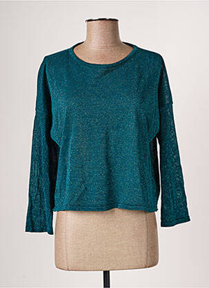 Top stretch manches 3/4 vert DIXIE femme